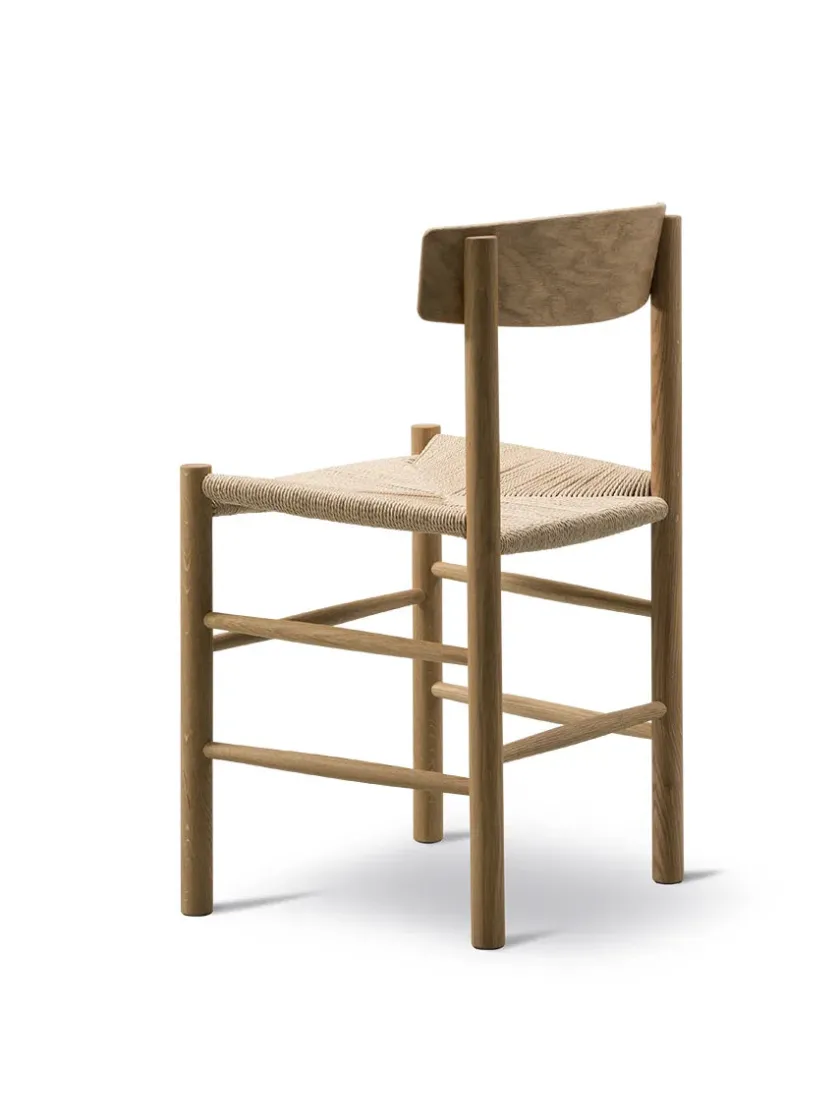 Fredericia Furniture J39 Folkestolen, lys olieret eg af Børge Mogensen> Spisebordsstole
