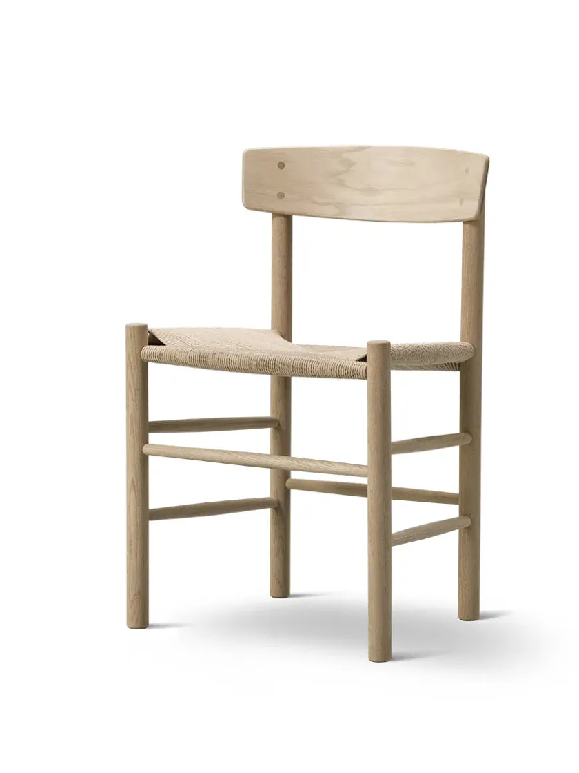 Fredericia Furniture J39 Folkestolen, olieret eg af Børge Mogensen> Spisebordsstole
