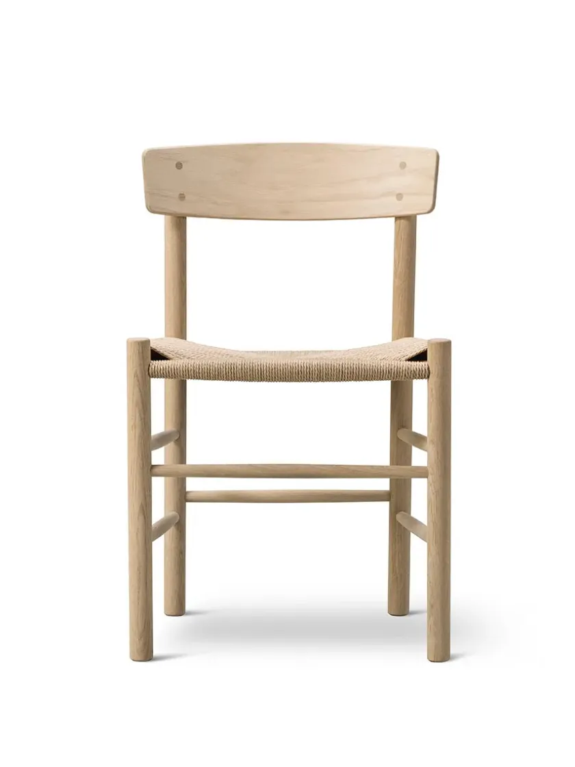 Fredericia Furniture J39 Folkestolen, olieret eg af Børge Mogensen> Spisebordsstole