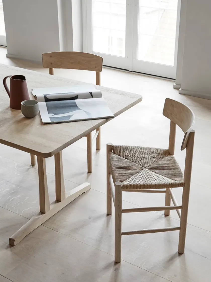 Fredericia Furniture J39 Folkestolen, olieret eg af Børge Mogensen> Spisebordsstole