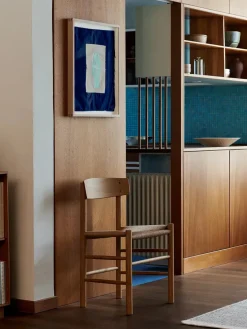 Fredericia Furniture J39 Folkestolen, sæbebehandlet eg af Børge Mogensen><noscript><img width=