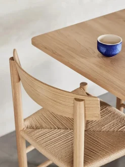 Fredericia Furniture J39 Folkestolen, sortlakeret eg af Børge Mogensen><noscript><img width=