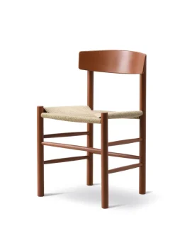 Fredericia Furniture J39 Folkestolen, Vintage lakeret af Børge Mogensen><noscript><img width=