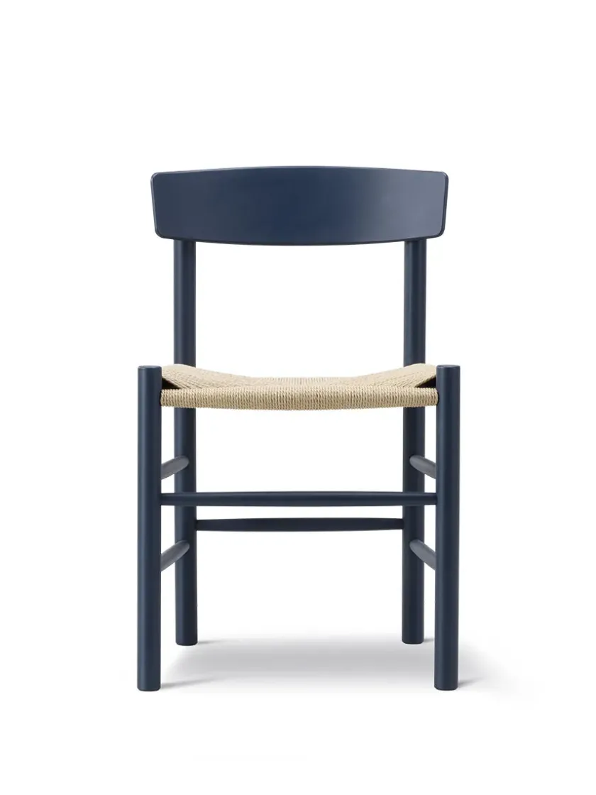 Fredericia Furniture J39 Folkestolen, Vintage lakeret af Børge Mogensen> Spisebordsstole