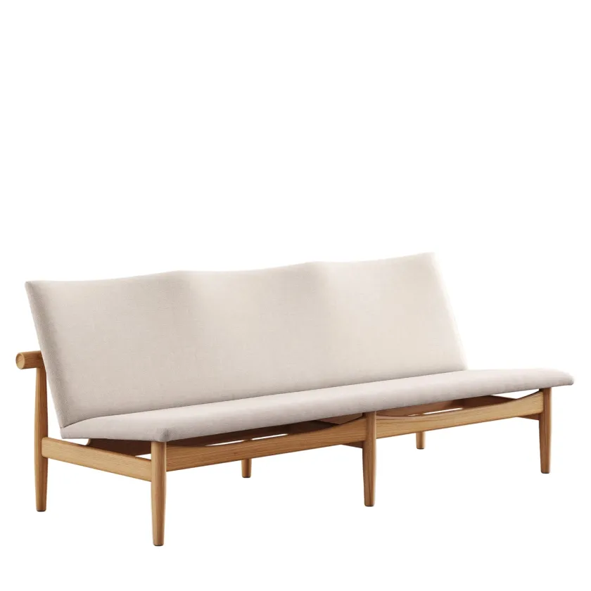 House of Finn Juhl Japan 3 pers. sofa, eg klar olie af Finn Juhl> Sofaer
