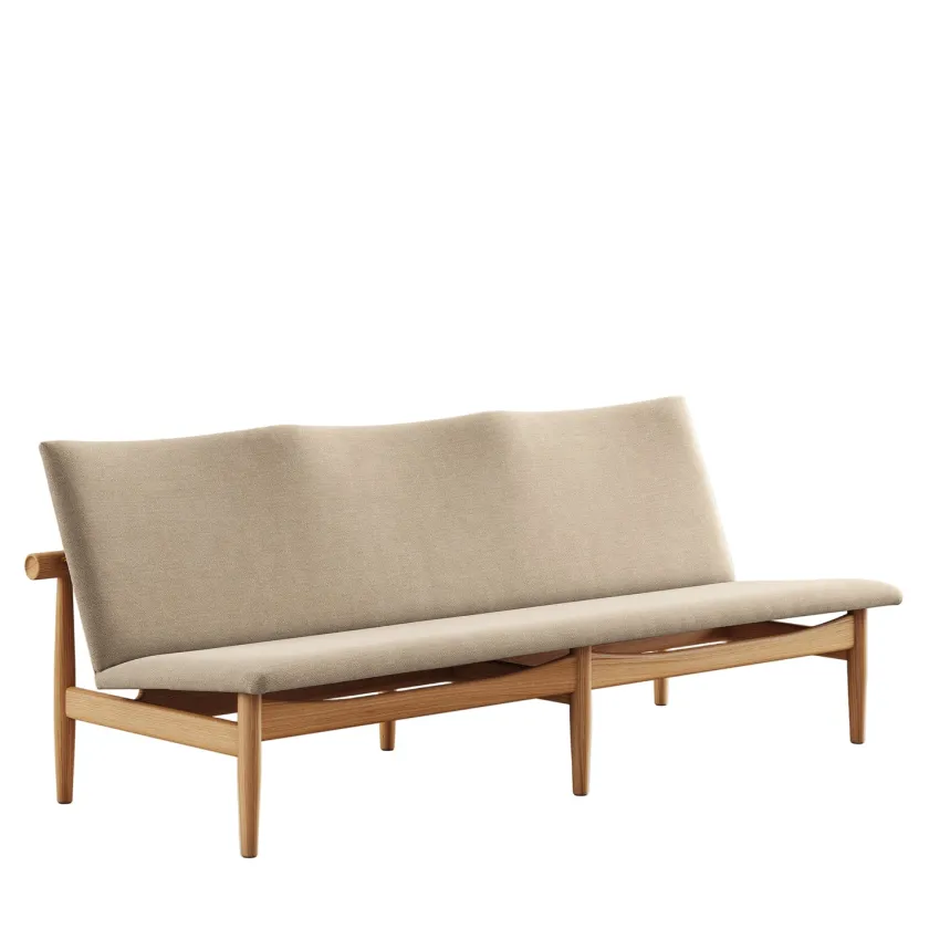 House of Finn Juhl Japan 3 pers. sofa, eg klar olie af Finn Juhl> Sofaer
