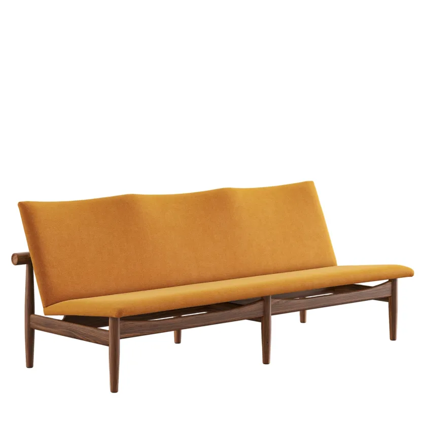 House of Finn Juhl Japan 3 pers. sofa, valnød af Finn Juhl> Sofaer