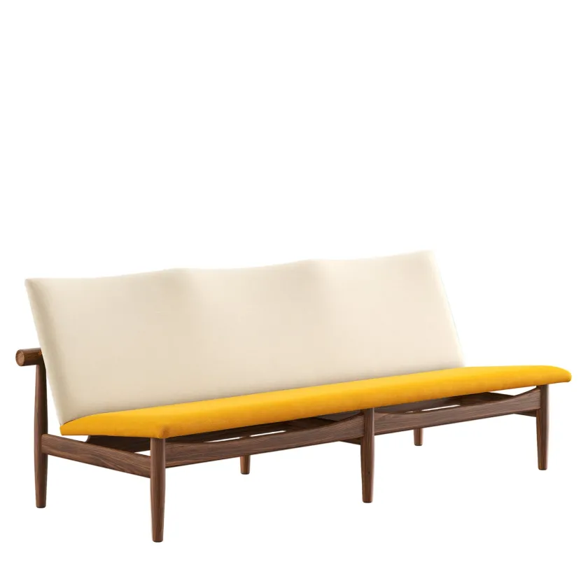 House of Finn Juhl Japan 3 pers. sofa, valnød af Finn Juhl> Sofaer