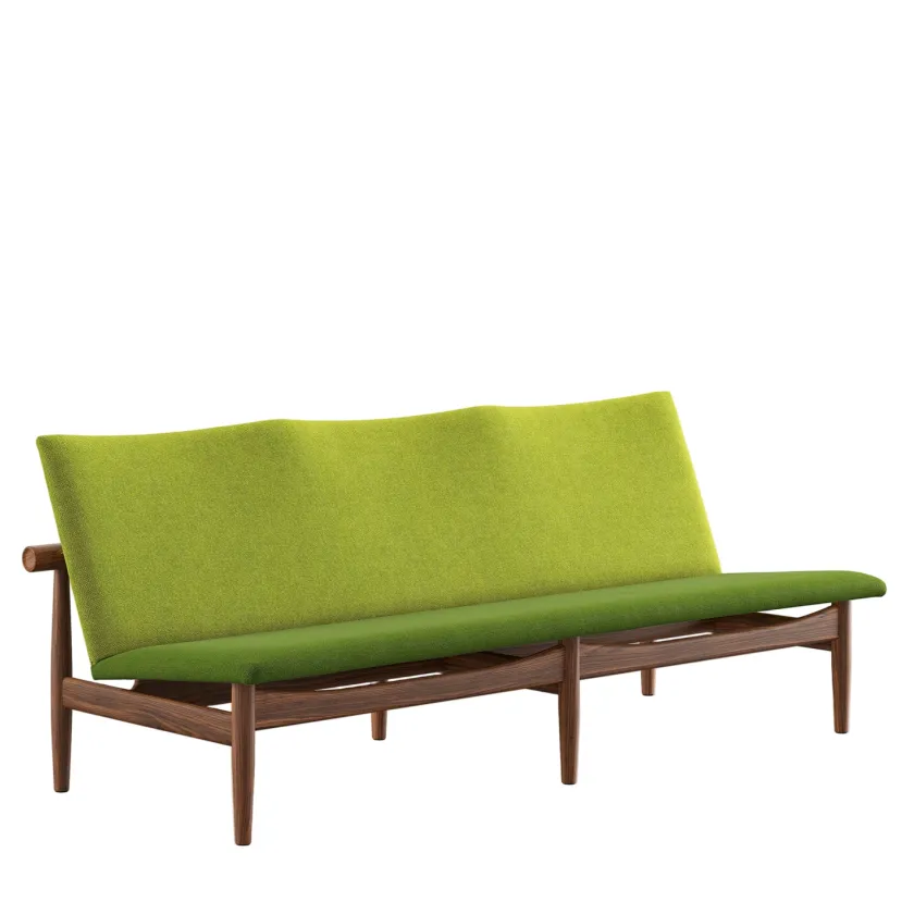 House of Finn Juhl Japan 3 pers. sofa, valnød af Finn Juhl> Sofaer