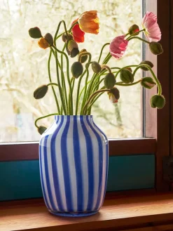 HAY Juice Vase High, blue fra> Vaser