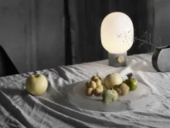 Audo Copenhagen JWDA Bordlampe, hvid marmor fra><noscript><img width=