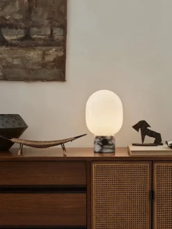 Audo Copenhagen JWDA Bordlampe, hvid marmor fra><noscript><img width=