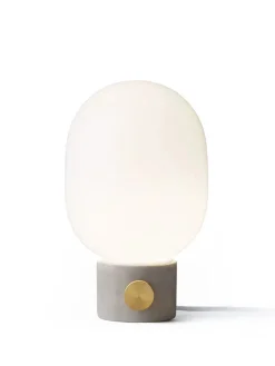 Audo Copenhagen JWDA Table Lamp, red travertine stone fra><noscript><img width=