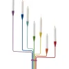 Piet Hein Karlsvognen Table Lysestage, regnbue fra> Lysestager