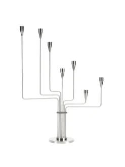 Piet Hein Karlsvognen Table Lysestage, rød fra> Lysestager