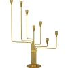 Piet Hein Karlsvognen Table Lysestage, messing fra> Lysestager