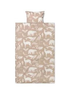 Ferm Living Katie Scott Bedding 140x200cm, Sand fra> Tekstiler Til Soveværelset