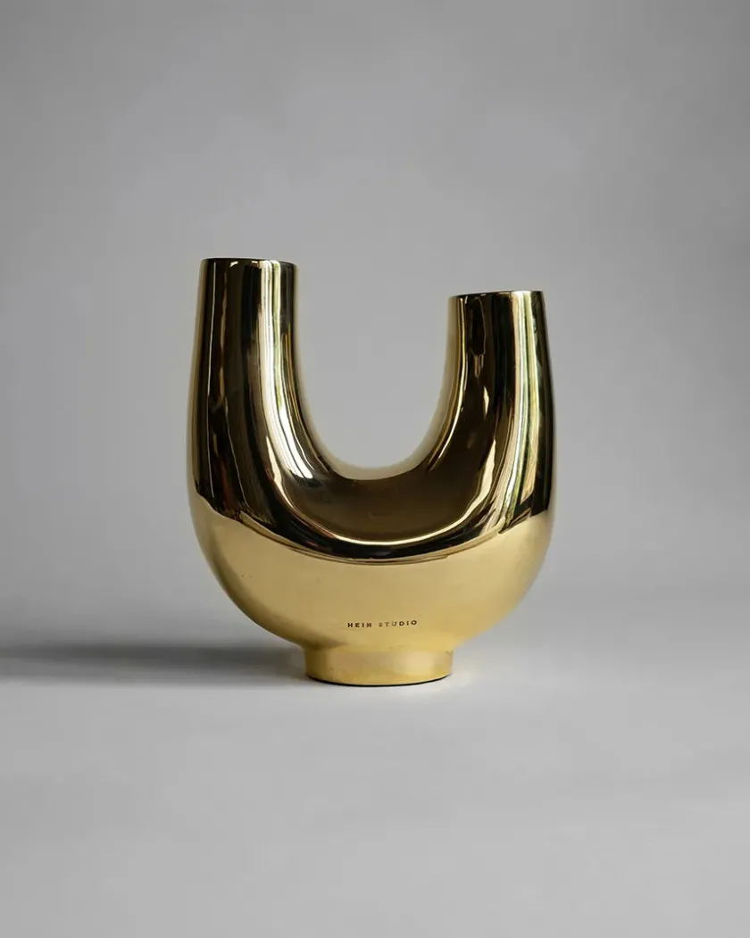 Hein Studio Kazumi Vase, silver fra> Vaser