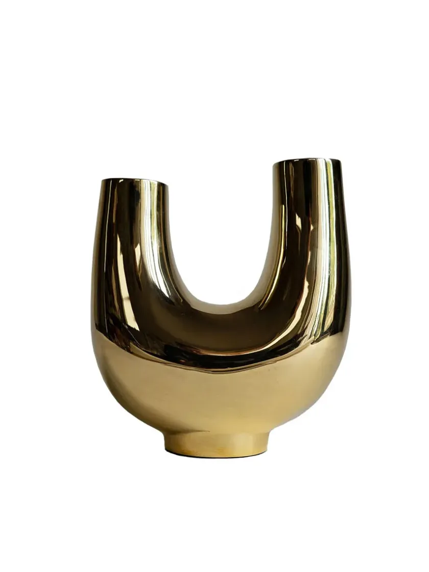 Hein Studio Kazumi Vase, silver fra> Vaser