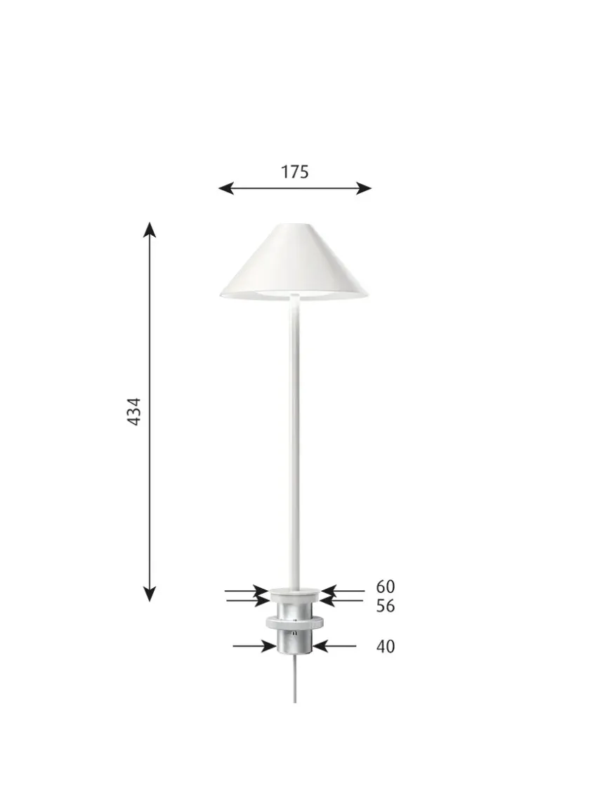 Louis Poulsen Keglen Bordlampe fra> Spots