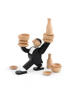 Kikkerland Don't Tip The Waiter, stacking game><noscript><img width=
