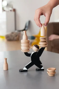 Kikkerland Don't Tip The Waiter, stacking game><noscript><img width=