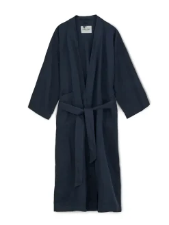 Aiayu Kimono Linen, navy fra> Gaver Til Hende|Tøj