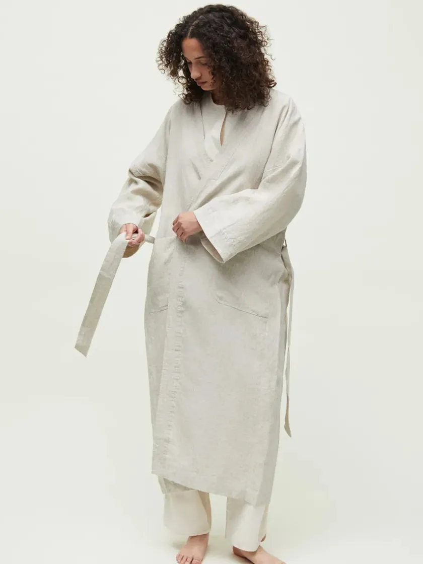 Aiayu Kimono Linen, pure nature fra> Gaver Til Hende|Tøj
