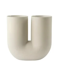 Muuto Kink Vase H 39 cm, sand fra> Vaser