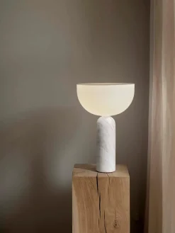 New Works Kizu Bordlampe Large, Grey Marble fra><noscript><img width=