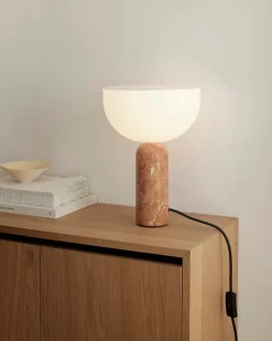 New Works Kizu Bordlampe Small, White Marble fra><noscript><img width=