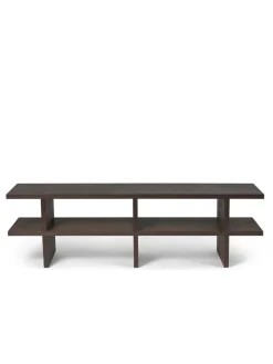 Ferm Living Kona Bench, dark stained oak fra> Sideborde Og Små Borde