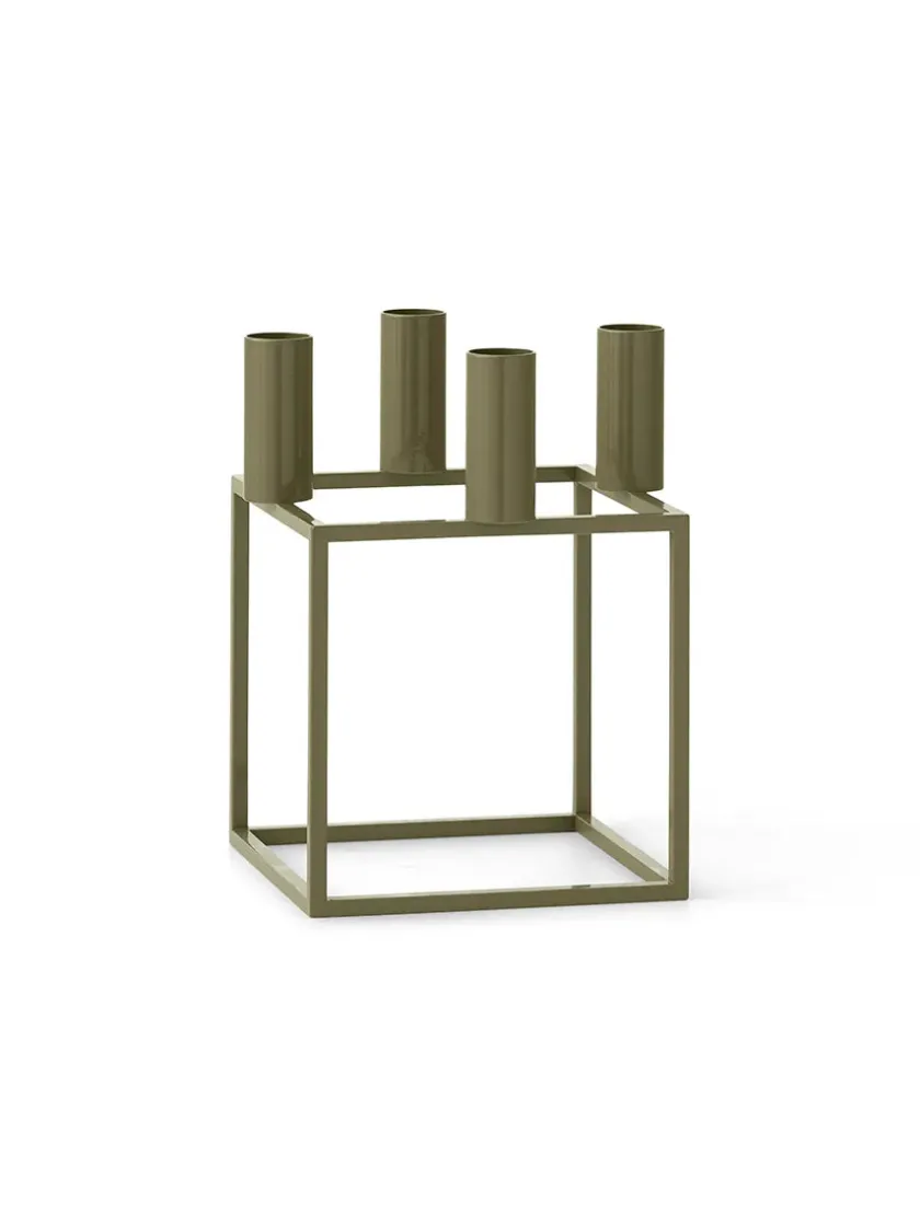 Audo Copenhagen Kubus 4 Lysestage, hvid fra> Adventsstager|Lysestager