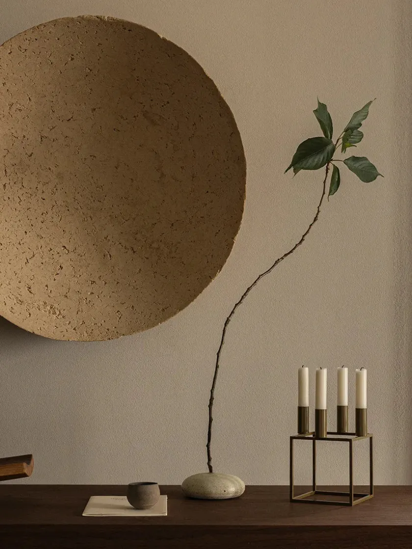 Audo Copenhagen Kubus 4 Lysestage, hvid fra> Adventsstager|Lysestager