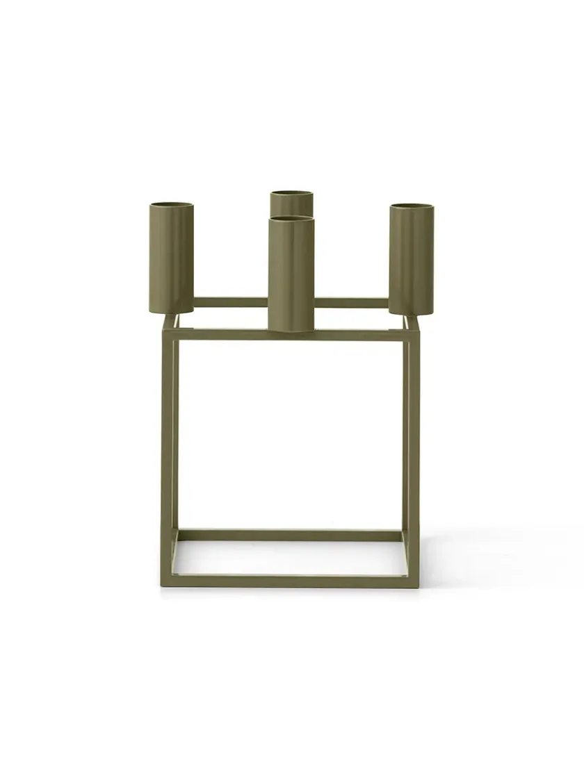 Audo Copenhagen Kubus 4 Lysestage, ivory fra> Adventsstager|Lysestager