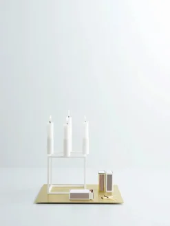 Audo Copenhagen Kubus 4 Lysestage, sort fra><noscript><img width=