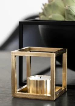 Audo Copenhagen Kubus T Lysestage, sort fra><noscript><img width=