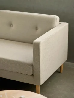 FDB Møbler L42 Firhøj Sofa 3-Personers, beige fra><noscript><img width=
