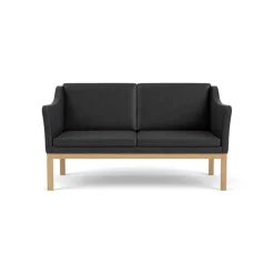 FDB Møbler L45 MK154 2 pers. sofa, cognac læder af Mogens Koch><noscript><img width=