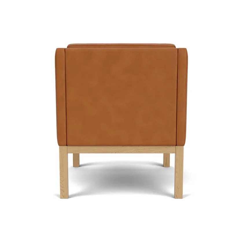 FDB Møbler L46 MK155 lænestol, beige tekstil af Mogens Koch> Lænestole