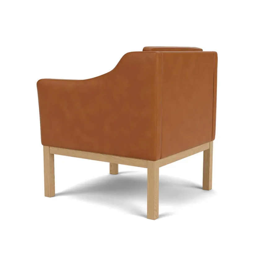 FDB Møbler L46 MK155 lænestol, beige tekstil af Mogens Koch> Lænestole