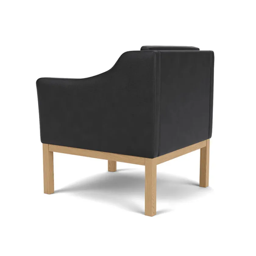 FDB Møbler L46 MK155 lænestol, beige tekstil af Mogens Koch> Lænestole