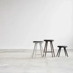 Mater Lav barstol i mørkbejdset bøg fra><noscript><img width=