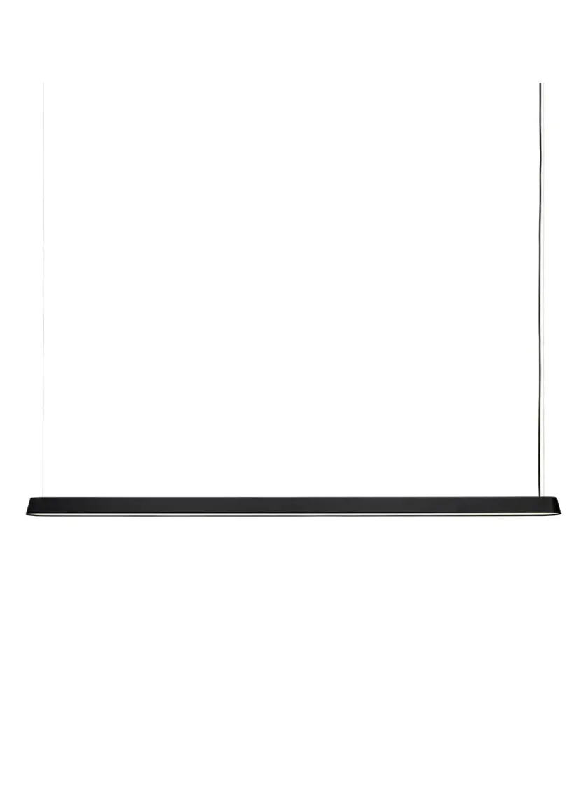 Muuto Linear Pendant Lamp 169,2 cm, black fra> Pendler|Spots
