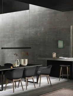 Muuto Linear Pendant Lamp 169,2 cm, black fra><noscript><img width=