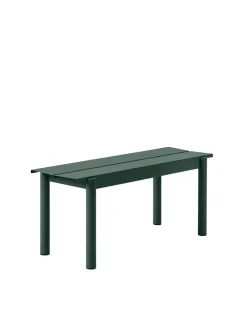 Muuto Linear Steel Bench, 110 cm fra> Havebænke