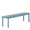Muuto Linear Steel Bench, 170 cm fra> Havebænke