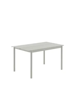 Muuto Linear Steel Table, 140x75 cm fra> Haveborde