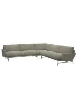 Fritz Hansen Lissoni PL115 Hjørnesofa, Moss 015 fra> Sofaer