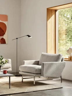 Fritz Hansen Lissoni PL111 Lounge Chair, Clay 012 fra> Lænestole